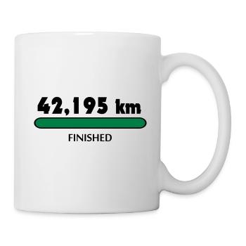 Marathon Finisher - Tasse - Weiß - Rechts