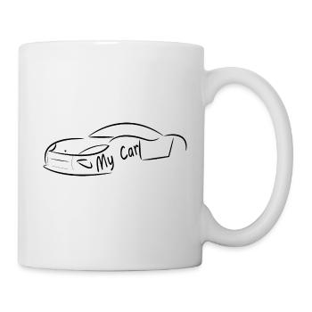 Mein Auto Sportwagen Auto - Tasse - Weiß - Rechts