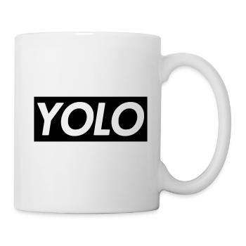 YOLO - Tasse - Weiß - Rechts