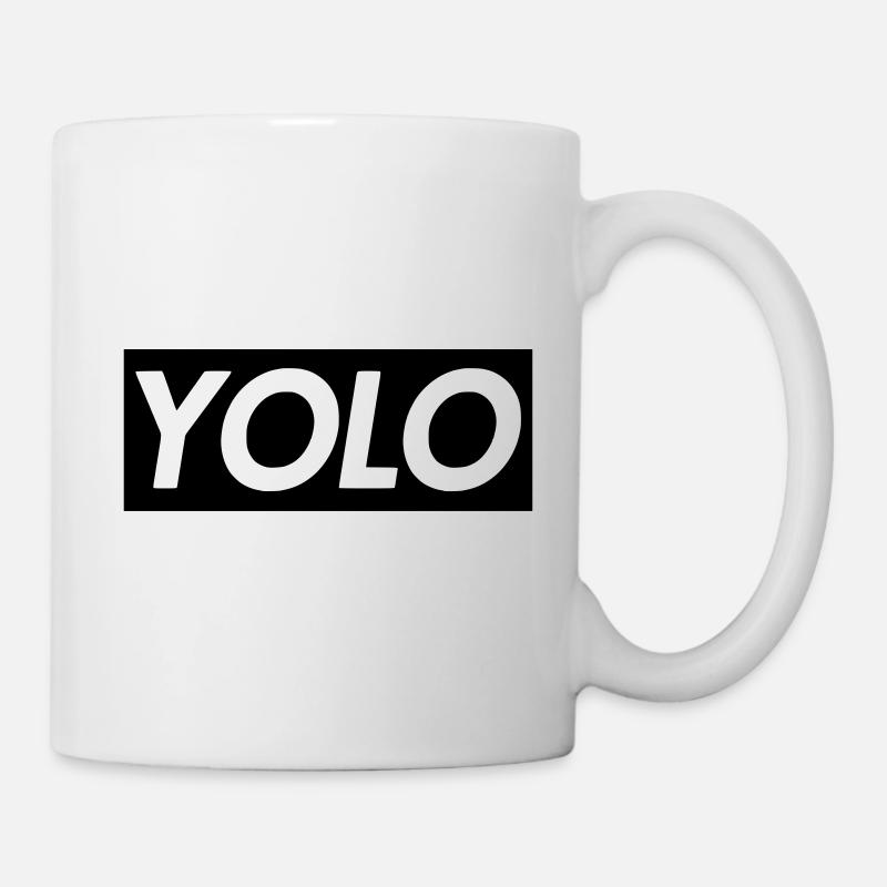YOLO - Tasse - Weiß