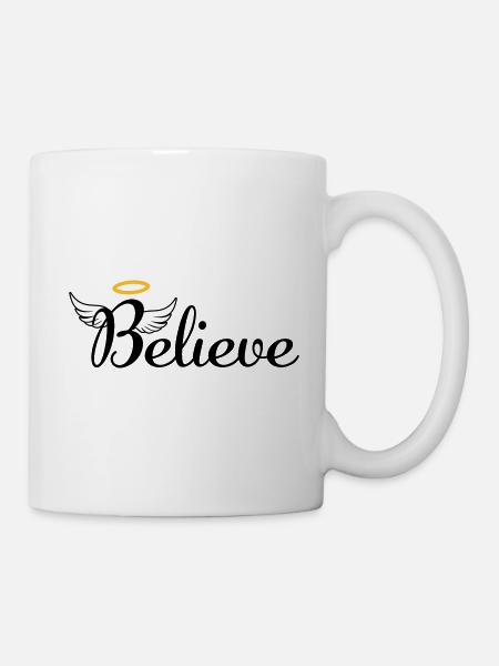 I believe in angels - Mug - white