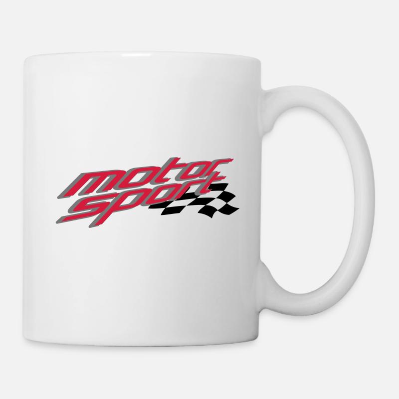 Course automobile - Mug blanc - blanc