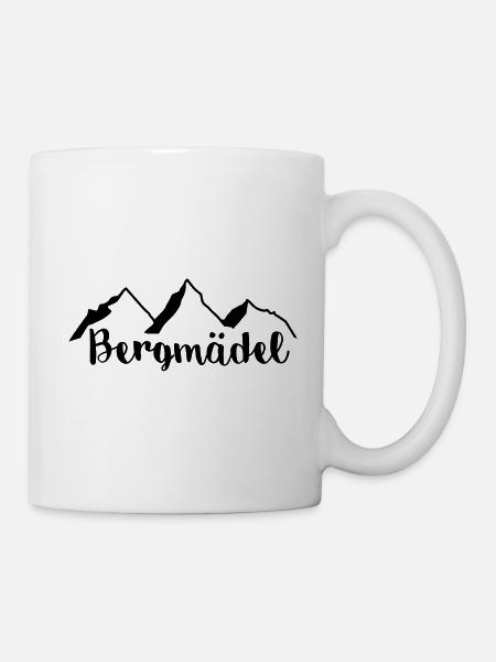 Bergmädel - Tasse - Weiß