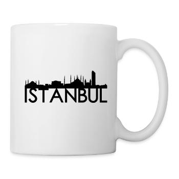 Istanbul Turkey Skyline Gift Idea - Mug - white - Right