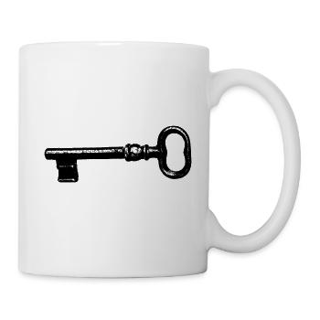 Clé du coeur - Mug blanc - blanc - Droite