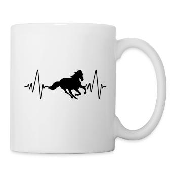 Heartbeat Horses | Heartbeat | Black - Mug - white - Right