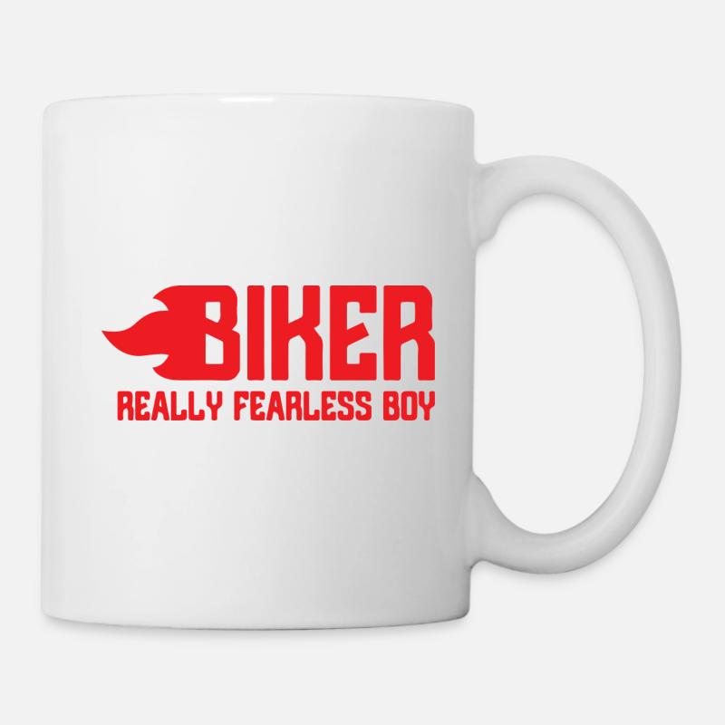 Biker - Tasse - Weiß