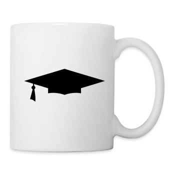 diploma hat icon 12 - Mug - white - Right