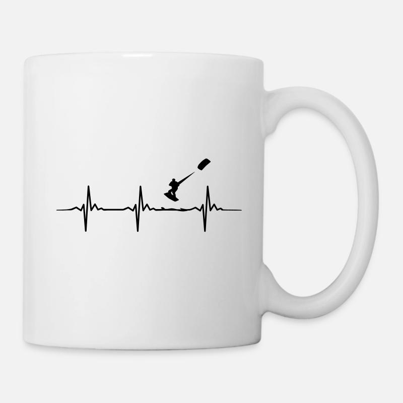 Idée cadeau kite surfeur kitesurf kitesurf - Mug blanc - blanc