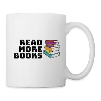 Read more books - Tasse - Weiß - Rechts