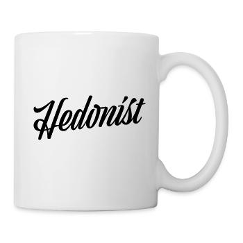 Hedonist - hedonism lust happiness joie de vivre - Mug - white - Right