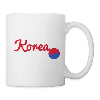 Korea red - Mug - white - Right