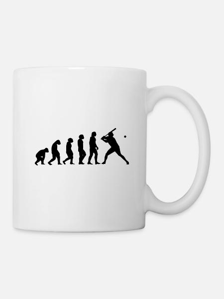 Baseball drôle drôle - Mug blanc - blanc