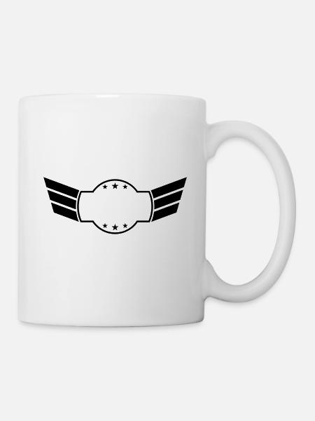 Badge icon personalized - Mug - white