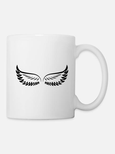 Flügel - Tasse - Weiß