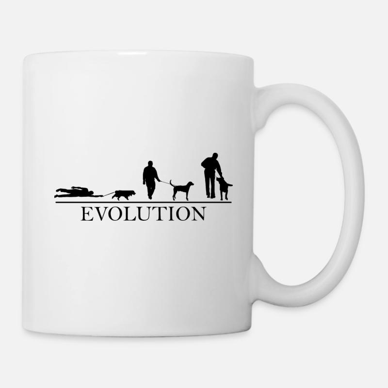 Gassi gehen - Tasse - Weiß