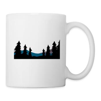 Forêt Nature Ecologie Conservation de la nature Arbres Horizon - Mug blanc - blanc - Droite