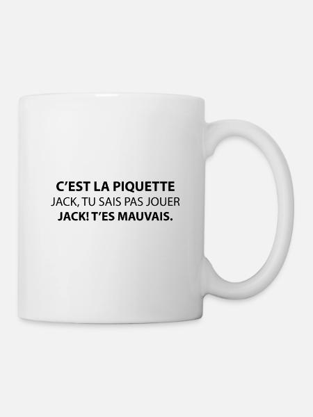 C EST LA PIQUETTE JACK - Mug blanc - blanc