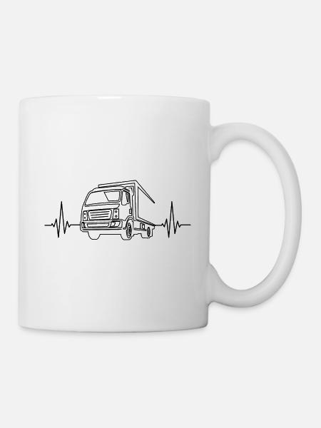 Fernfahrer LKW Fahrer Berufskraftfahrer - Tasse - Weiß