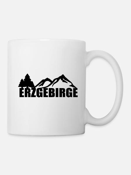Erzgebirge - Tasse - Weiß