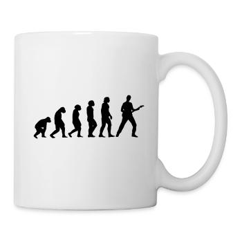 Révolution de la guitare - Mug blanc - blanc - Droite