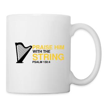 Conception de harpe pour harpistes et harpistes - Mug blanc - blanc - Droite
