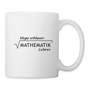Mathe Lehrer - Tasse - Weiß - Rechts