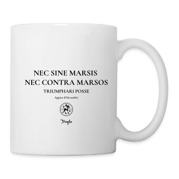 Nec Sine Marsis - Mug blanc - blanc - Droite