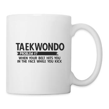 Koreanischer Kampfsport Taekwondo - Tasse - Weiß - Rechts