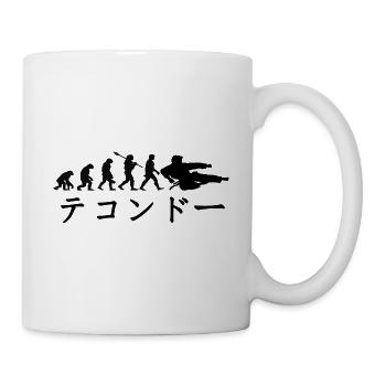 Taekwondo Kampfkunst. Taekwondo Geschenkidee. - Tasse - Weiß - Rechts