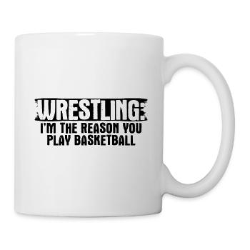 Grappling Martial Arts Wrestling - Tasse - Weiß - Rechts