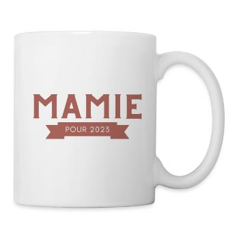 Mamie pour 2023 - Mug blanc - blanc - Droite