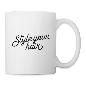 Style your hair - Tasse - Weiß - Rechts