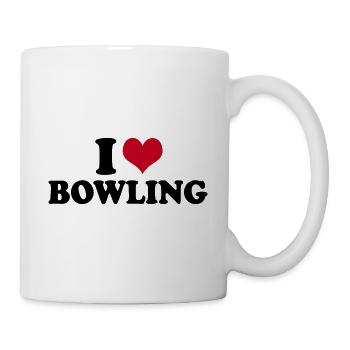 I Love Bowling - Mug - white - Right