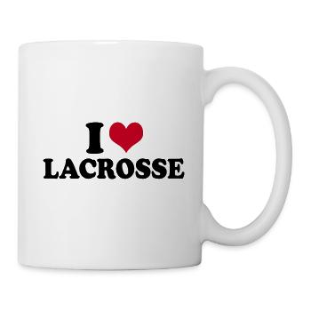 I Love Lacrosse - Mug - white - Right