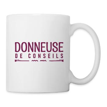 Donneuse de conseils. cadeau Conseiller. - Mug blanc - blanc - Droite