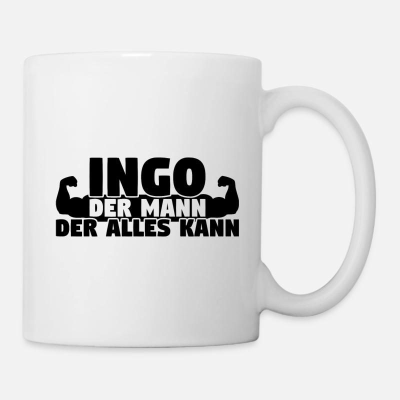 Der Mann Der Alles kann Ingo - Tasse - Weiß