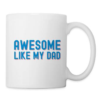 Génial comme mon père Bruh USA Flag Patriot Man - Mug blanc - blanc - Droite