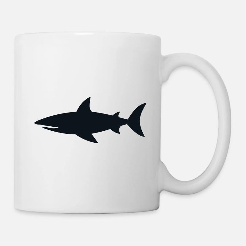Requin - Mug blanc - blanc
