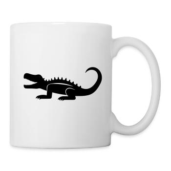 crocodile - Mug blanc - blanc - Droite
