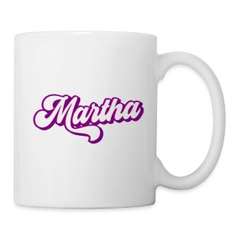 Martha | Farben änderbar - Tasse - Weiß - Rechts