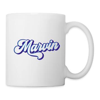Marvin | Farben änderbar - Tasse - Weiß - Rechts