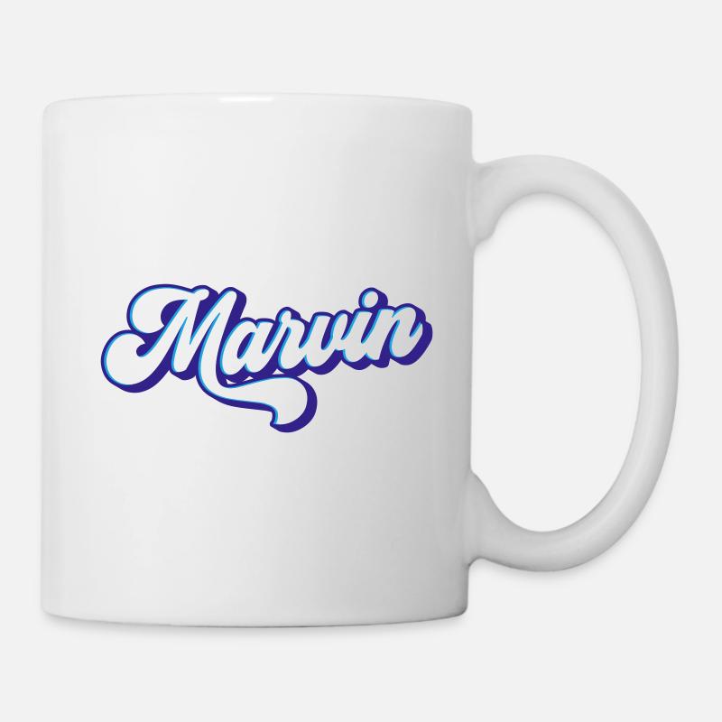 Marvin | Farben änderbar - Tasse - Weiß