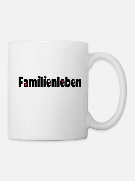 familienleben - Tasse - Weiß