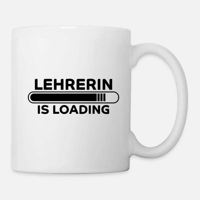 Lehrerin Spruch Lehrer Lustiges Lehrerin Geschenk - Tasse - Weiß