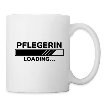 Pflegerin Spruch Pflegekraft Pflegerin Geschenk - Tasse - Weiß - Rechts