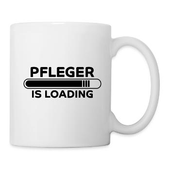 Pfleger Spruch Pflegekraft Lustig Pfleger Geschenk - Tasse - Weiß - Rechts