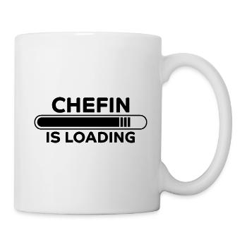 Chefin Spruch Familie Beruf Lustig Chefin Geschenk - Tasse - Weiß - Rechts