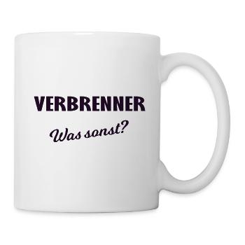 Die Verbrenner Freunde - Tasse - Weiß - Rechts