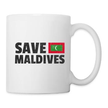 Save Maldives: Support Island Conservation - Mug - white - Right